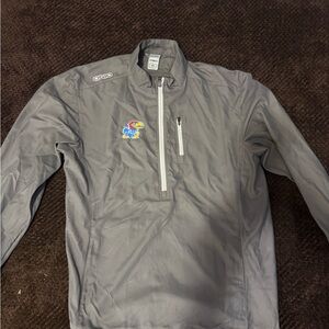 OGIO University of Kansas Jayhawks NCAA Fan Apparel Gray Jacket Size L